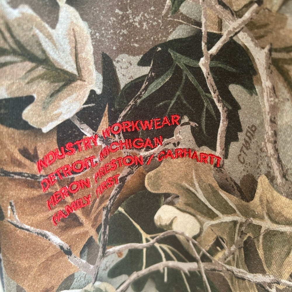 Carhartt WIP x Heron Preston Camo T-Shirt XL | Detroit | SS2017 Collab - Picture 5 of 8